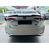 Toyota altis 2019 2020 2021 2022 2023 2024 rs style rear boot trunk top spoiler wing ducktail glass 