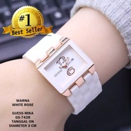 (COD)Jam Tangan Wanita Guess Mika  Fashion Murah Cewek Jam Tangan Analog