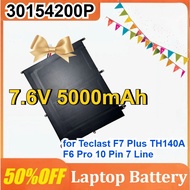 New 7.6V 5000mAh 30154200P Laptop Battery for Teclast F7 Plus TH140A/ F6 Pro 10 Pin 7 Line