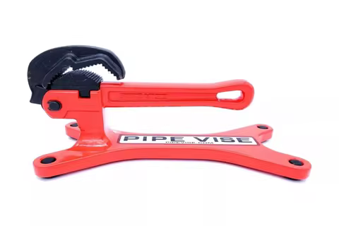 Pipe Vise PV01 The Bigfoot 1.5" Steel Portable HD Solid Base Spring Loaded Jaws