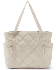 BAGSMART | BAGSMART กระเป๋าโท้ทสตรีความจุขนาดใหญ่กระเป๋าถือไนลอนกระเป๋าทํางานแฟชั่นสําหรับผู้หญิงพร็