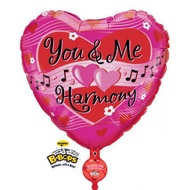 Qualatex 31" Heart You & Me Harmony Foil Balloon (A12118)