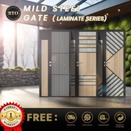 Mild Steel Main Gate, HDB Gate, BTO Resale Gate, Laminate Gate - BTO Door Pte Ltd.