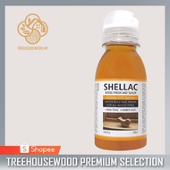 Shellac Amber Gold Natural Wood Finish - 250 mL