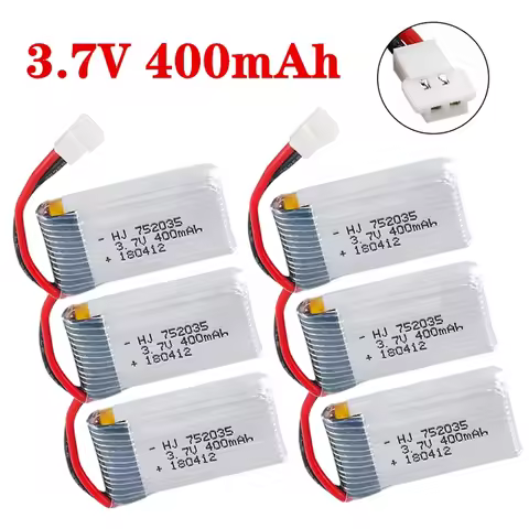 3.7V 400mAh 30C Lipo Battery For X4 H107 H31 KY101 E33C E33 U816A V252 H6C RC Quadcopter Drone Spare
