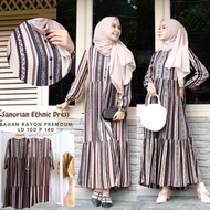 Sanurian Ethnic Dress/ Ethnic Rayon Dress Ethnic Dress for Nursing Homes Rayon Dress Sanur/ Ethnic D