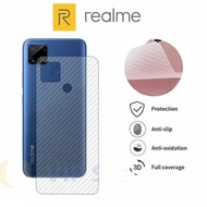 Anti-Scratch Carbon Skin Rear Realme C11 C12 C15 C17 C20 C21 C21Y C25 7 7i 7Pro Screen Guard Protect