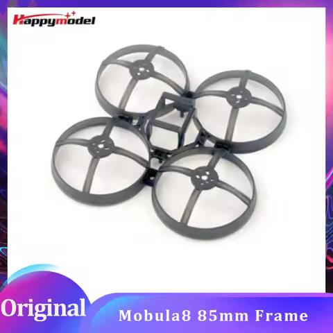 HappyModel Mobula8 85mm Brushless FPV Frame for 0603 0703 0802 0805 1102 1103 Brushless Motor FPV Ti