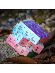 Fun Macaron Periodic Table Cube Speed Cube 3x3x3 Chemical Elements Magic Cube Puzzles Bright Colors 