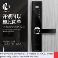 ZHY/intelligence🧅Fingerprint Lock Household Anti-Theft Door Smart Door Lock Fingerprint Password-Protected Electronic Lo