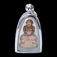 LP Rat Kuman Thong Thai Buddha Amulet Pendant Collectible Lucky Holy Talisman BE2559 with waterproof casing 泰国佛牌