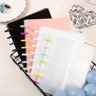 HK01 Storage 3-inch Mushroom Buckle Small Card 4-grid 4-9 Loose Leaf 20 Page 30 Polaroid DIY Album