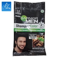 Pewarna rambut semudah Shampoo warna 3.0 COKLAT Cokelat KEHITAMAN halal MUI GARNIER MEN ShampooColor