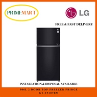 LG 506L 2 DOOR TOP FREEZER FRIDGE WITH INVERTER LINEAR COMPRESSOR GT-T5107BM  - 2 YEARS WARRANTY