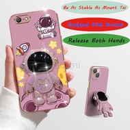 Casing OPPO A71 A57 A39 A83 A59 A59S F1S 3D Planet Astronaut Stand Phone Case Silicone Shockproof Ca