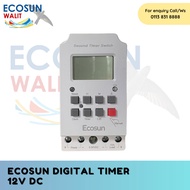 DC DIGITAL TIMER ECOSUN 12VDC
