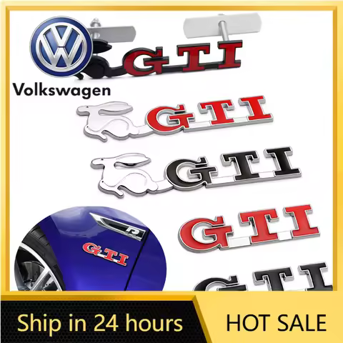 For VW Volkswagen Jetta MK5 Golf 1Pc Car Metal Grill Badge GTI Logo Emblem Decals Sticker For VW Gol