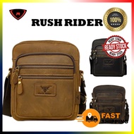RUSH RIDER ORIGINAL COW LEATHER SLING BAG CROSSBODY BEG LELAKI KULIT ORIGINAL LEMBU ASLI BEG SILANG 