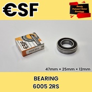 Bearing bearing/ bearing/ 6005 2rs brand esf, 47mm x 25mm x 12mm