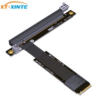 XT-XINTE For RTX3090 RX6800xt Graphics Video Extension Cable PCIe 4.0 x16 16G/bps to M.2 for NVMe Riser Cable Non-USB GPU/WK for A/N Card