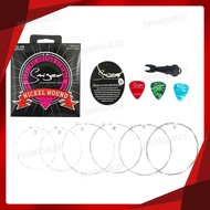 Smiger GSE-009 RichTone Bronze .009 Guitar String Kit – Picks + Bridge Pin Remover