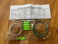 Bộ chia quang PLC Splitter 1X2 1x4 1X8 SC/APC phi 0.9mm dài 1M