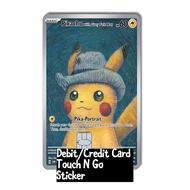 Pokemon Stiker Kulit Kad Touch 'N Go & ATM Debit/Kredit Bank Customizable Card Skin Sticker Cover