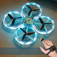 ZF04 Mini Drone Four-axis obstacle avoidance Induction Drone Smart Watch Remote Sensing Gesture Airc