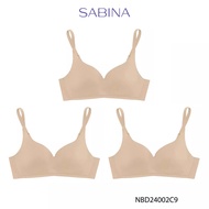 [ แพ็ค 3 ชิ้น ] [Online Exclusive]  Sabina Perfect Bra Level 1 เสื้อชั้นใน ไร้ตะเข็บ  ไร้โครง รหัส N