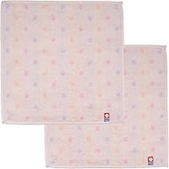 Nishio IBT-510-01-2P Imabari Towel Certified Hand Towel, Women's, Set of 2, Made in Japan, 100% Cott