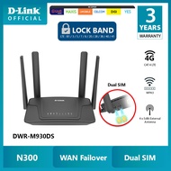 D-LINK DWR-M930DS N300mbps 4G LTE Wireless Dual Sim Card WiFi Router Booster Hospot support all telc