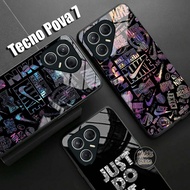 HP Tecno Pova 7 Case - Tecno Pova 7 Glass Softcase - Casing Tecno Pova 7hp - Tecno Pova 7 Silicone -