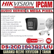 Techtronics | HIKVISION DS-2CD1043G2-LIU 4MP IP Camera Outdoor CCTV Camera