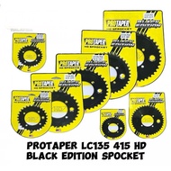 PROTAPER LC135 CP3 415HD SPOCKET BLACK ORIGINAL (4 HOLE)