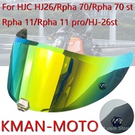 Rpha11 Visor for HJC HJ26 Rpha 70 St HJ-26st Dustproof Windproof Uv Protection Sunscreen Electroplat