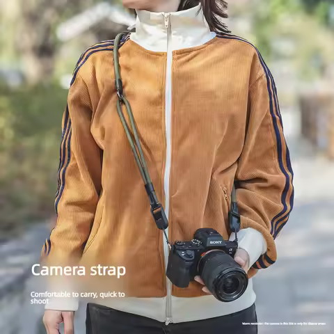 Multifunctional 2 in 1 Quick Release Camera Strap Neck Wrist for Canon R7 Nikon Z9II Z6II Sony 7V A7