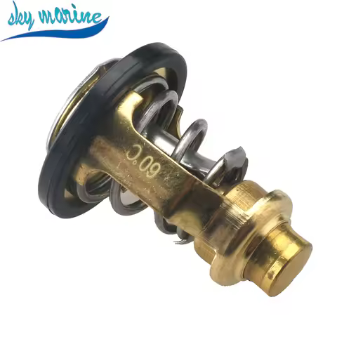 67F-12411 Thermostat 60℃ 140℉ For Yamaha 75 80 90 100 150 200 225 250 HP 4-Stroke Outboard Motor 67F
