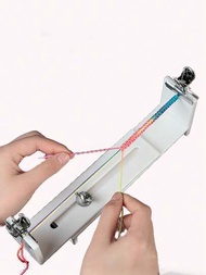 1套創意編織工作台長度可調,適用於手鍊項鍊diy手工編織繩