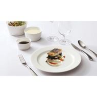 Saint James President Plate White Classic Ceramic White Plate