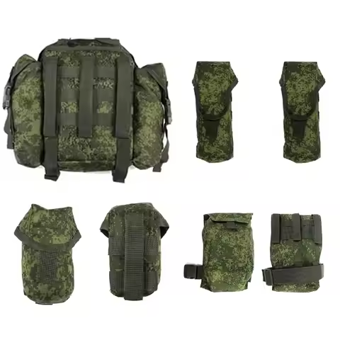 Russian 6sh117 Combat Gear Tactical Vest Molle Pouches EMR Tactical Grenade Magazine Walkie-talkie B