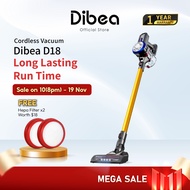 Dibea D18 Classical Cordless Vacuum Cleaner Handheld Stick with LED Light | Local Warranty
