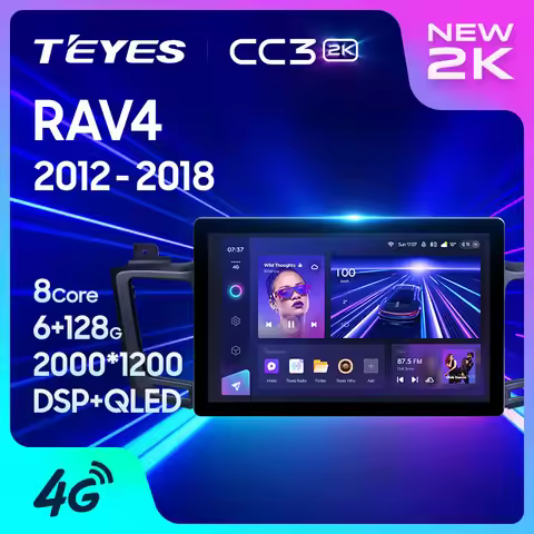 TEYES CC3 2K 11.0 13.0 inch For Toyota RAV4 4 XA40 5 XA50 2012 - 2018 Car Radio Multimedia Video Pla