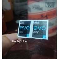 Core i7 evo stickers for pc laptop notebook