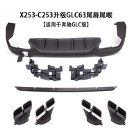 Suitable for Mercedes-Benz (16+) GLC Class X253-C253 Upgrade GLC63 Tail Lip Tail Throat