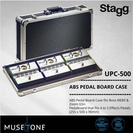 Stagg ABS Pedal Board Case fits Boss ME80 & Zoom G5n UPC-500