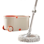 ไม้ม็อบถังปั่น พร้อมผ้าม๊อบไมโครไฟเบอร์ Spin Mop ถังถูพื้นพร้อมถังปั่น ไม้ถูพื้นพร้อมถัง