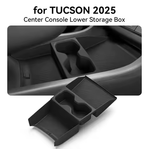 For Hyundai Tucson NX4 2025 2026 Car Armrest Box Storage Central Control Container Auto Hyundai Tucs