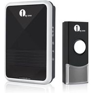 1byone O00QH-0012 – 0013 Doorbell, Black