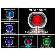 Again 4.5 Inch Biled Projector Headlight Projector Ala Biled Modish Angel Eyes + LedDEVIL