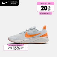 Nike Sepatu Anak-Anak Star Runner 4 Road Running - Pure Platinum [DX7615-008]